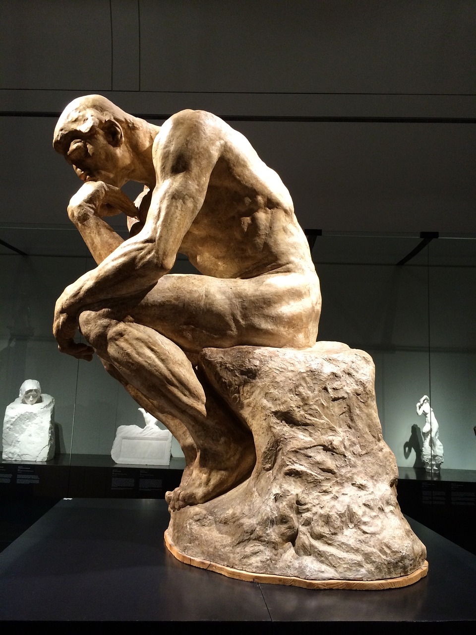 auguste rodin sculpture the thinker free photo