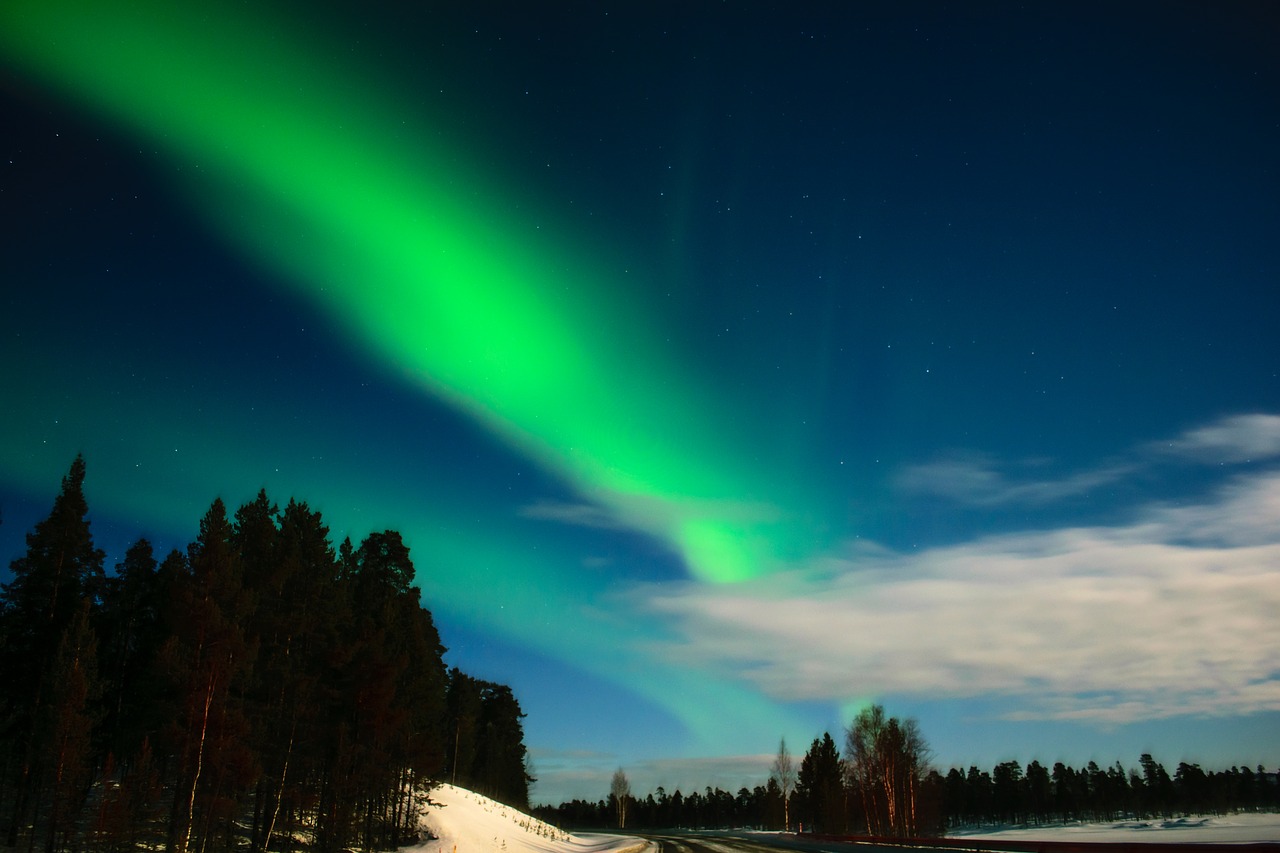 aurora aurora borealis finnish lapland free photo