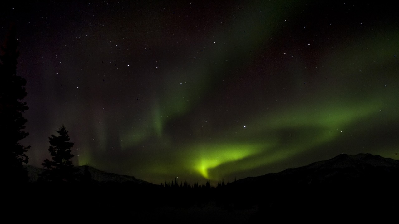 aurora borealis  northern lights  sky free photo