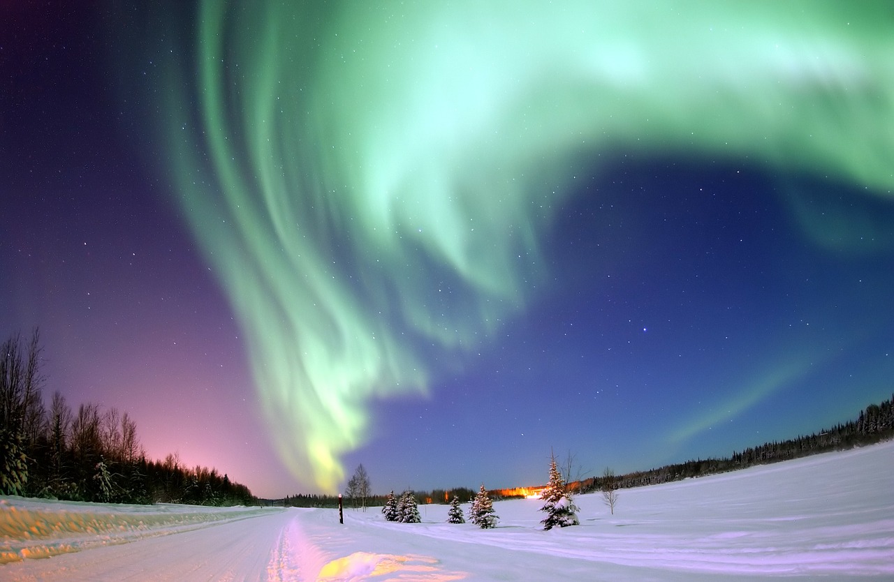 aurora borealis aurora northern lights free photo