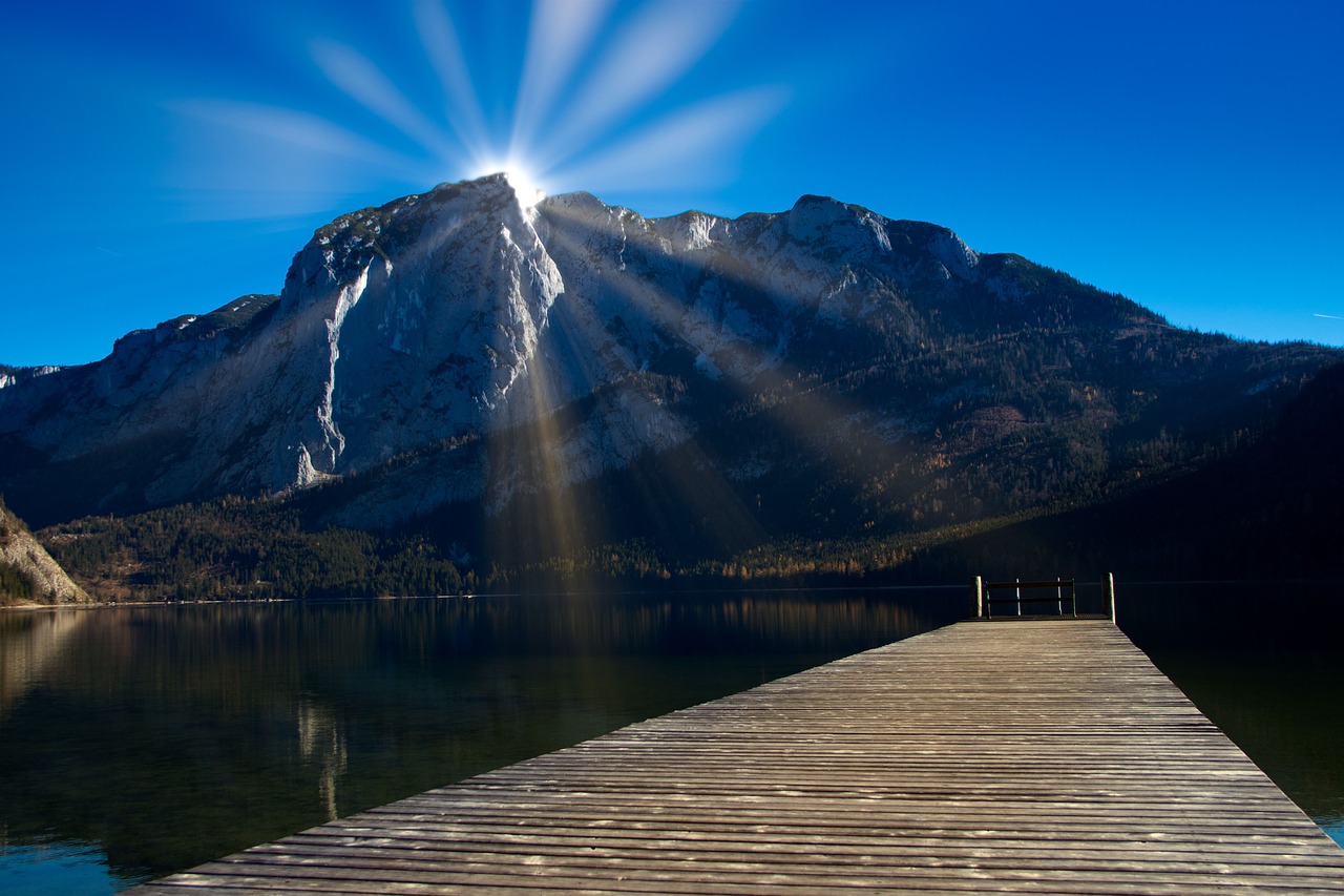 aussersee  styria  hiking free photo