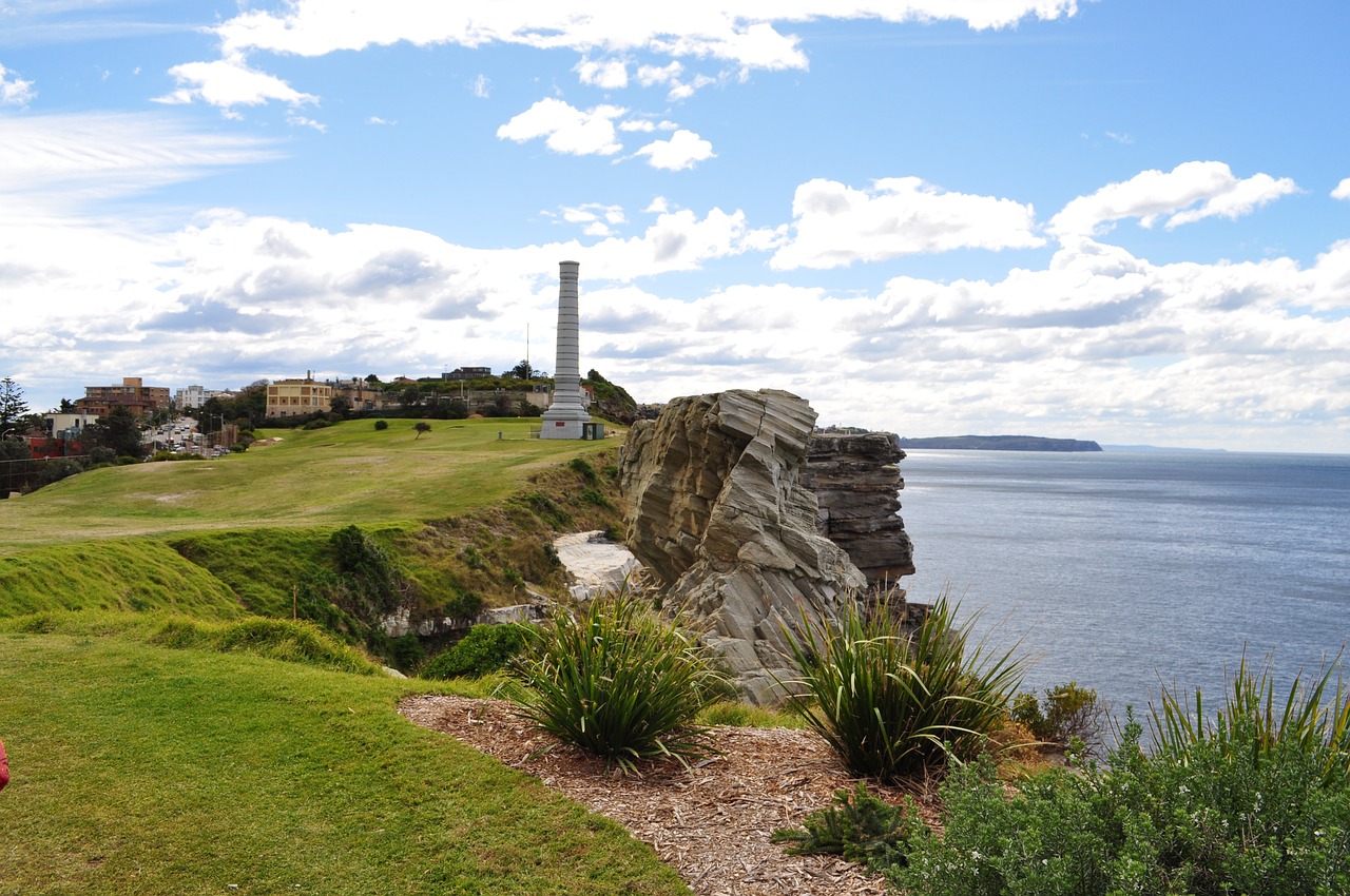 australia sea clouds free photo