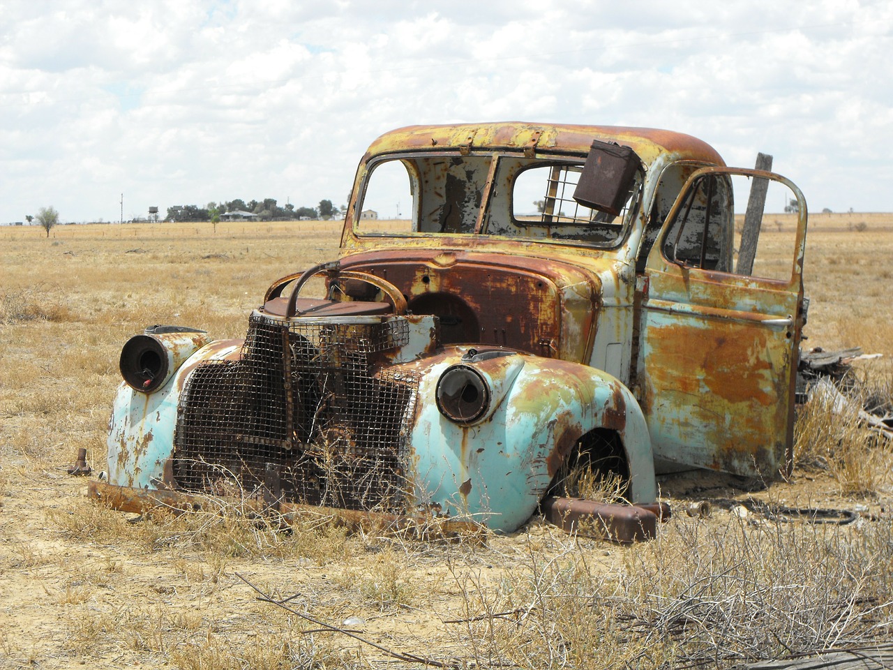 australia old utility old car free photo