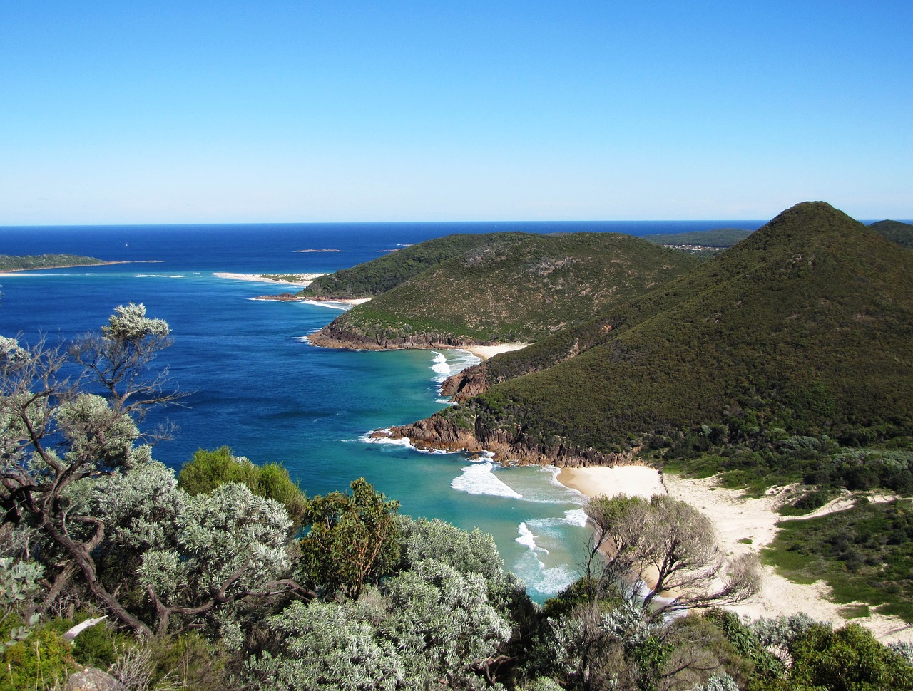 australia beach nelson bay free photo