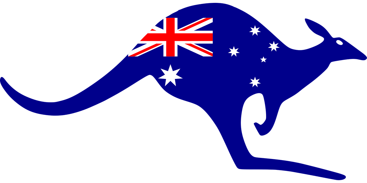 australia kangaroo symbol free photo