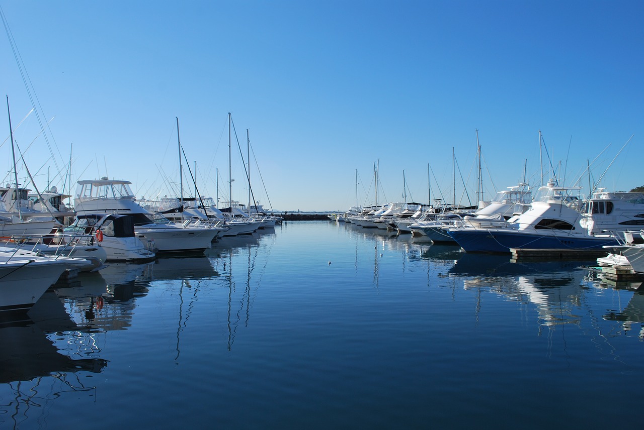 australia port stephens marina free photo