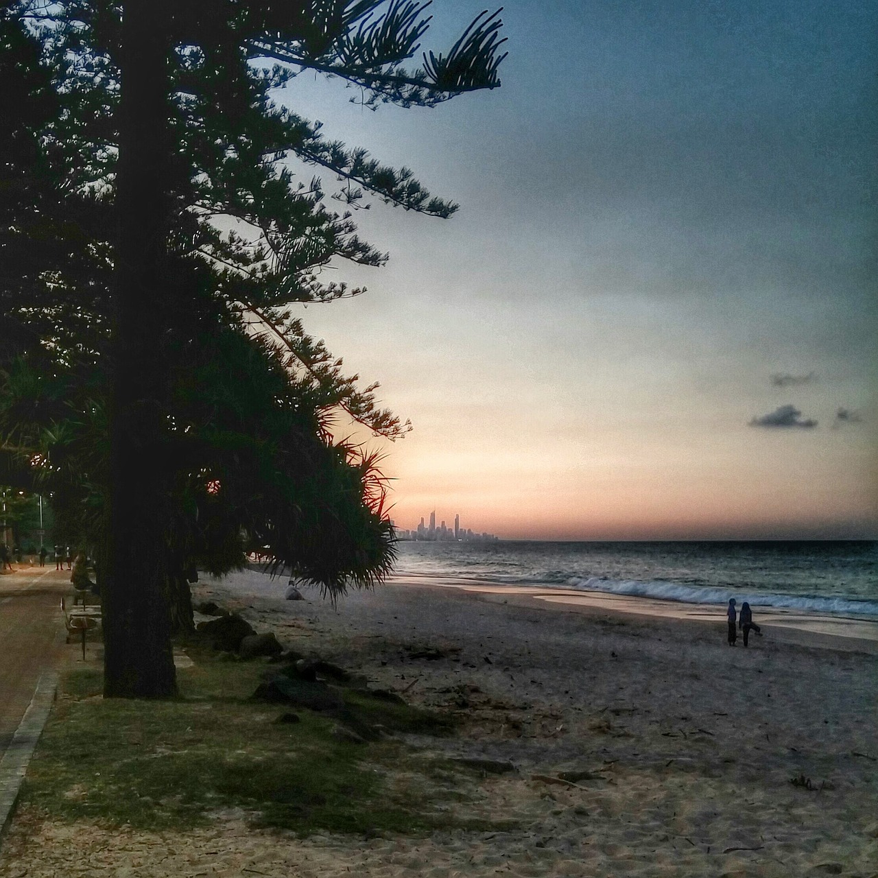 australia gold coast sunset free photo