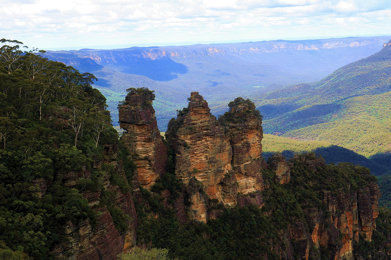 australia forest three sisters free photo