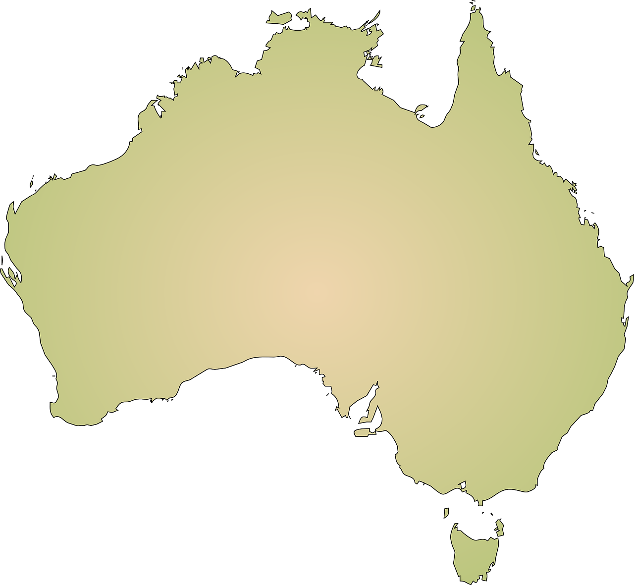 australia continent geography free photo