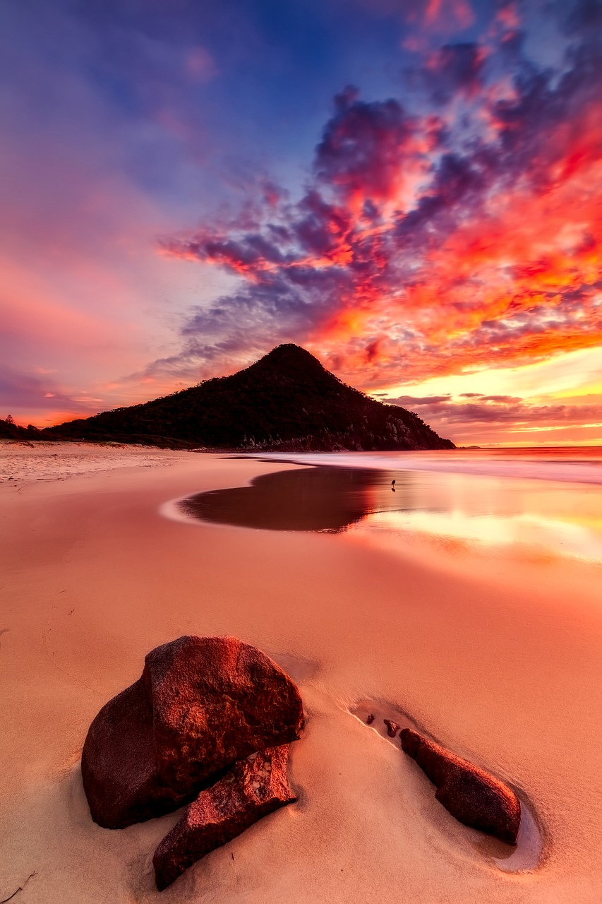 australia sunset dusk free photo