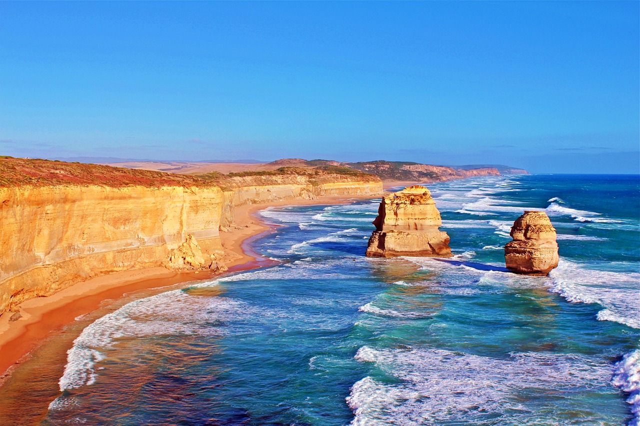 australia  great ocean road  beach free photo