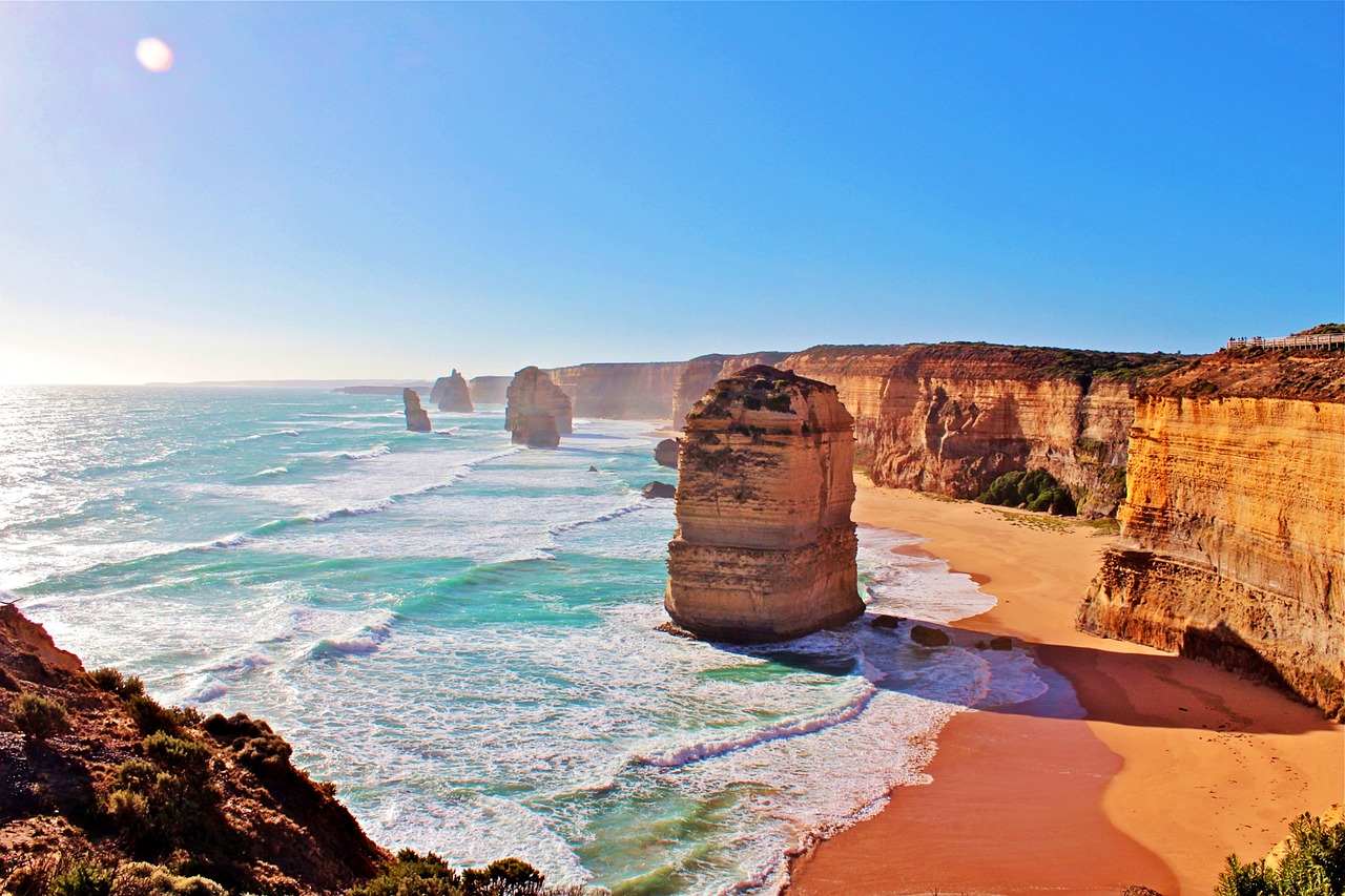 australia  great ocean road  beach free photo