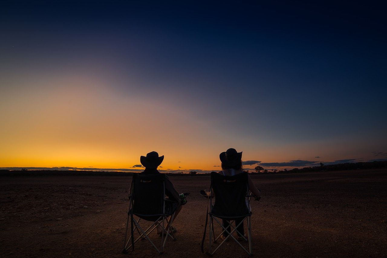 australia  outback  sunset free photo