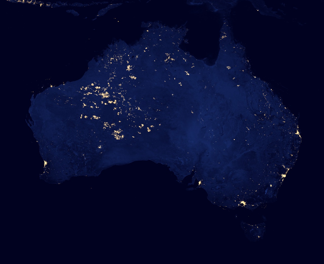 australia cities lights free photo