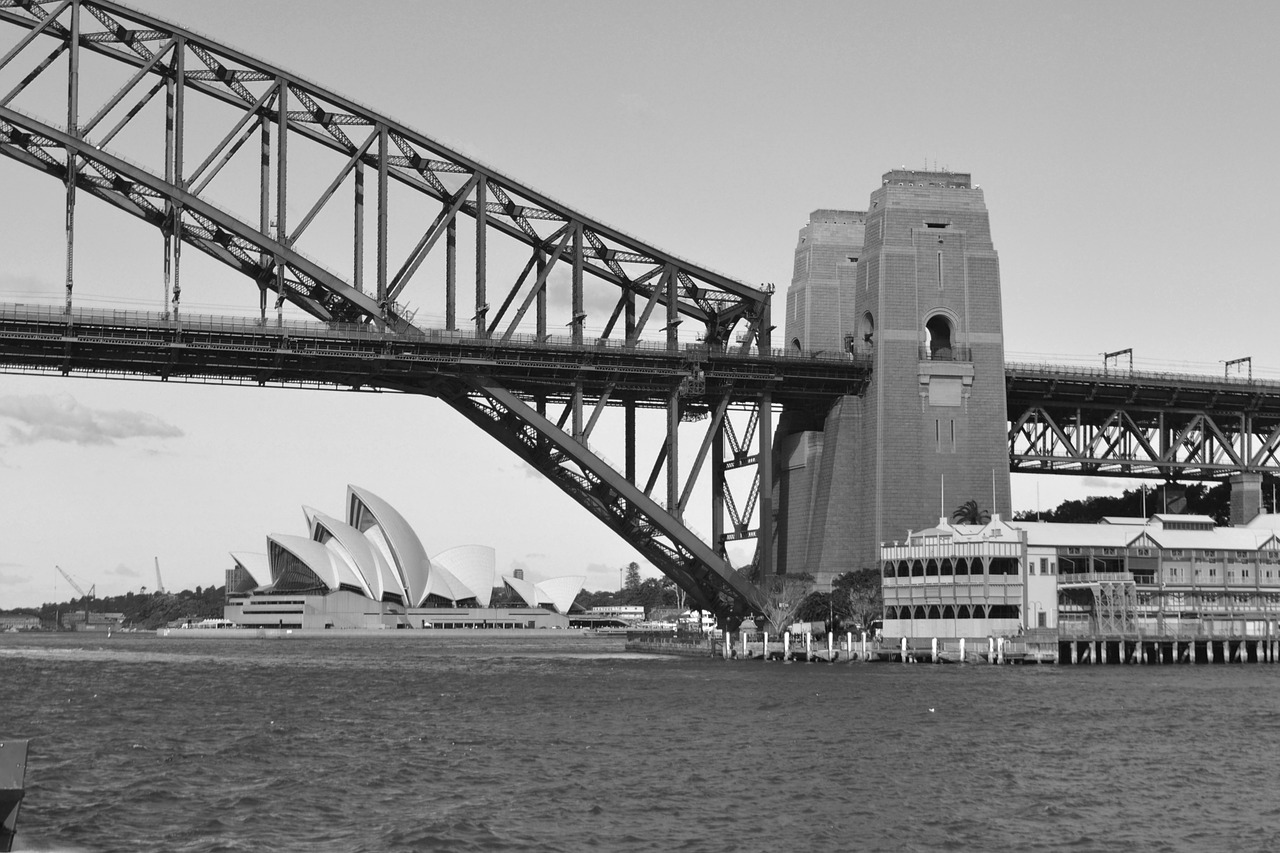 australia sydney harbour bridge free photo