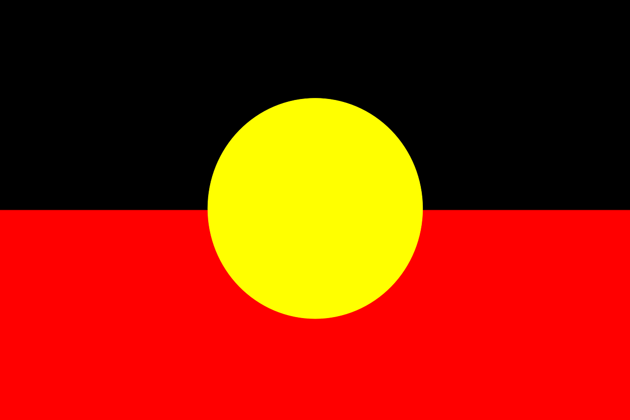 australian aborigines flag indigenous australians free photo