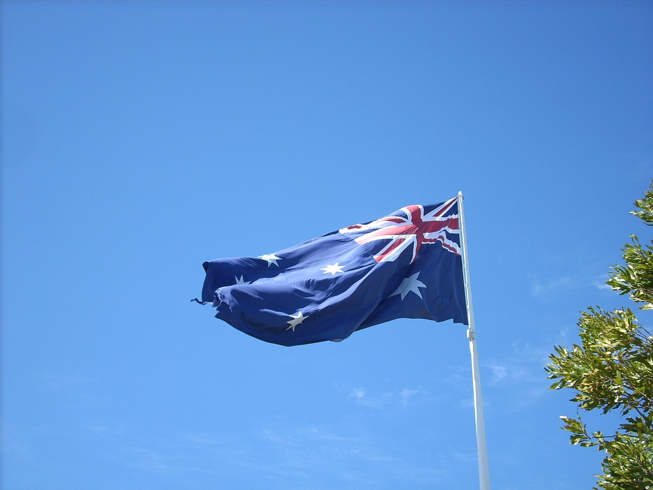 australian flag national pride flag free photo