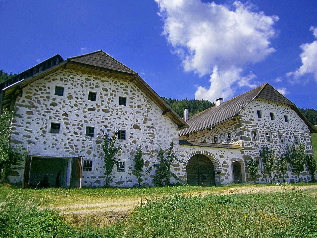 austria buildings barn free photo