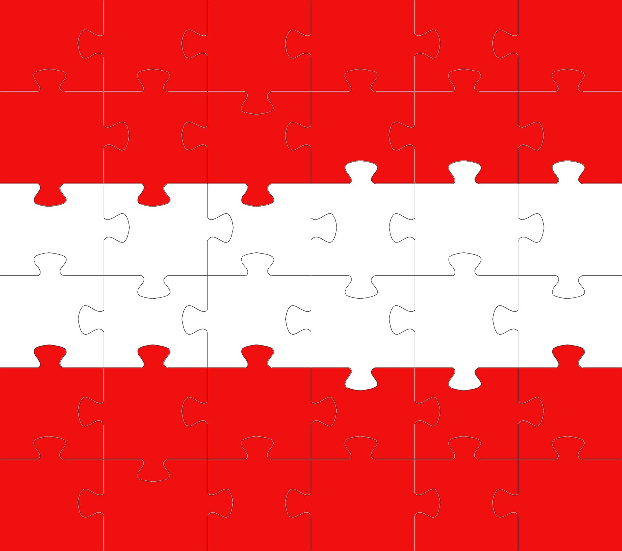 austria flag puzzle free photo