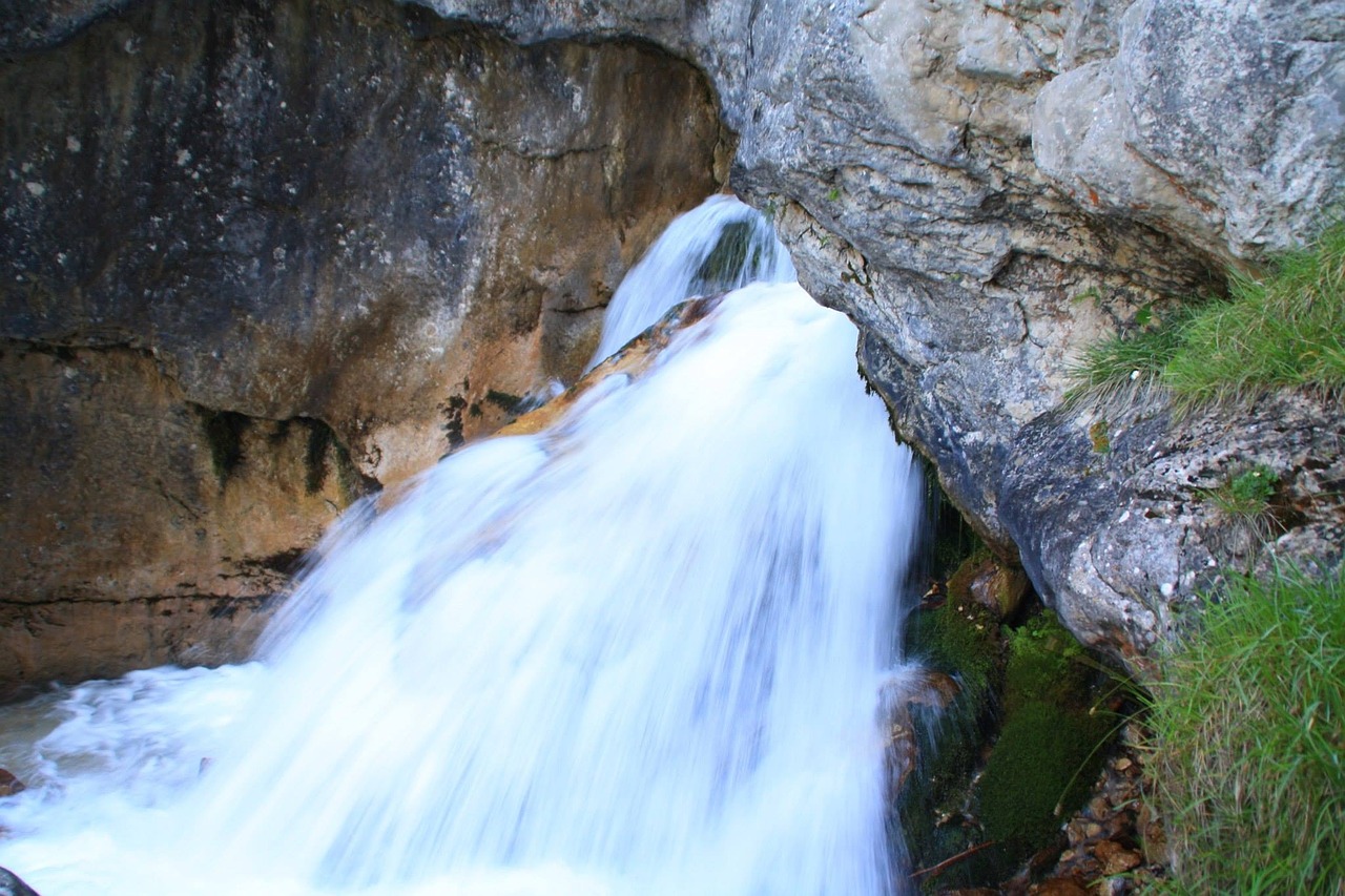 austria waterfall wander free photo