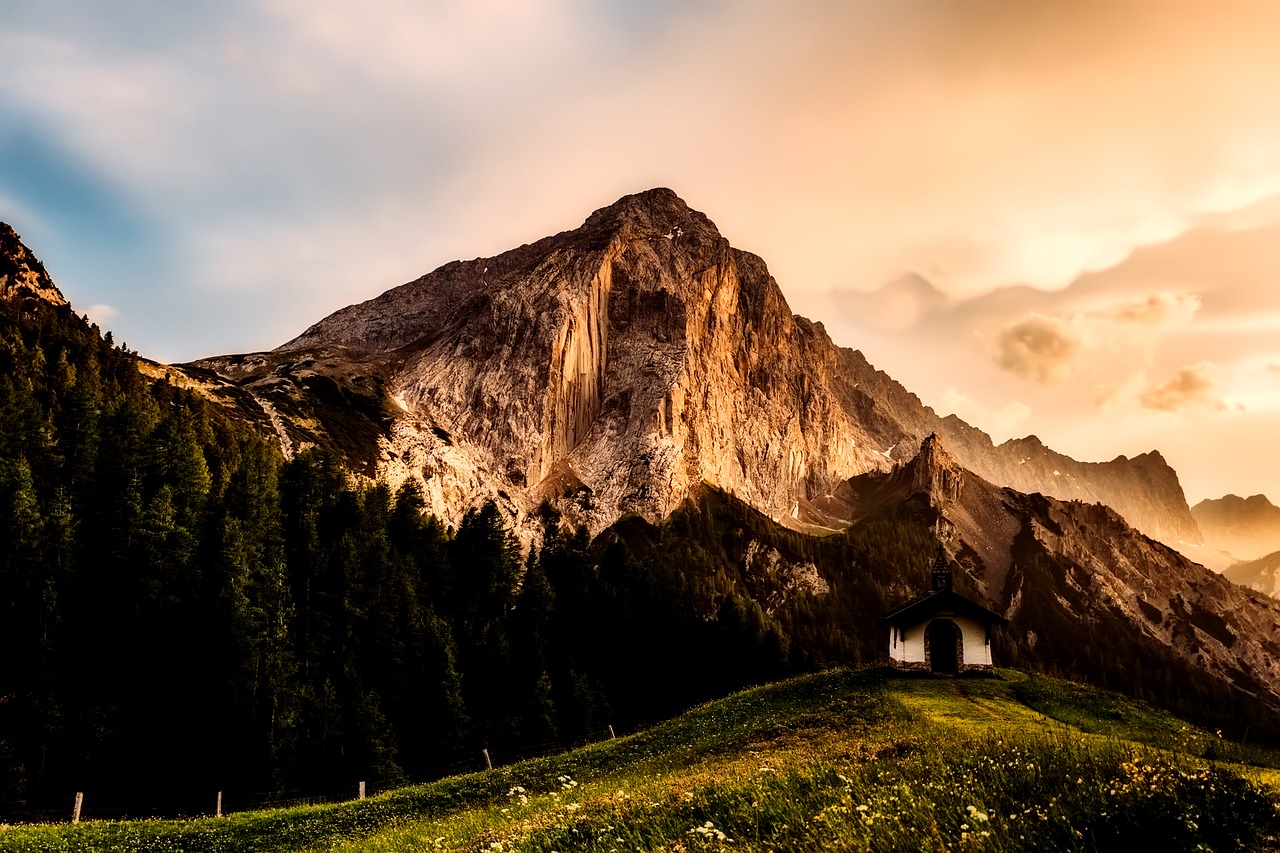austria chapel landscape free photo