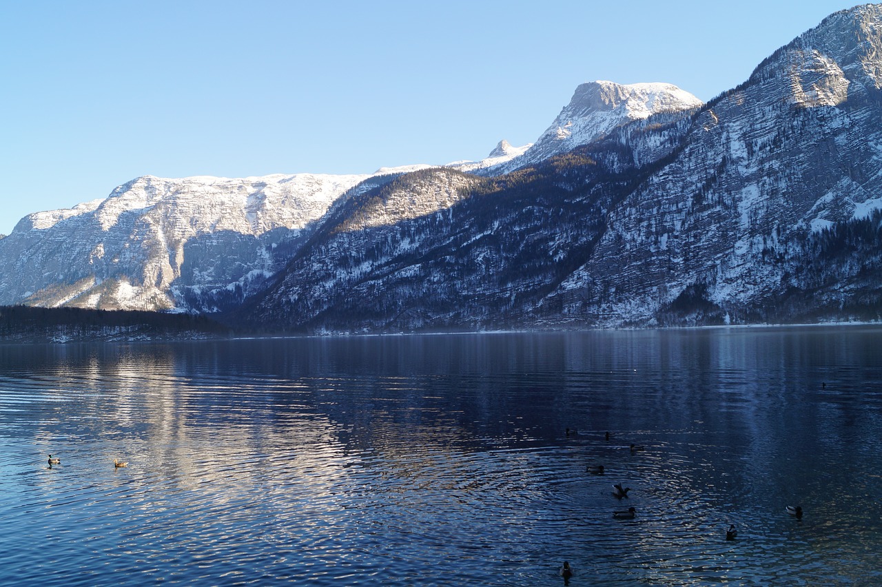 austria hallstatt lake free photo