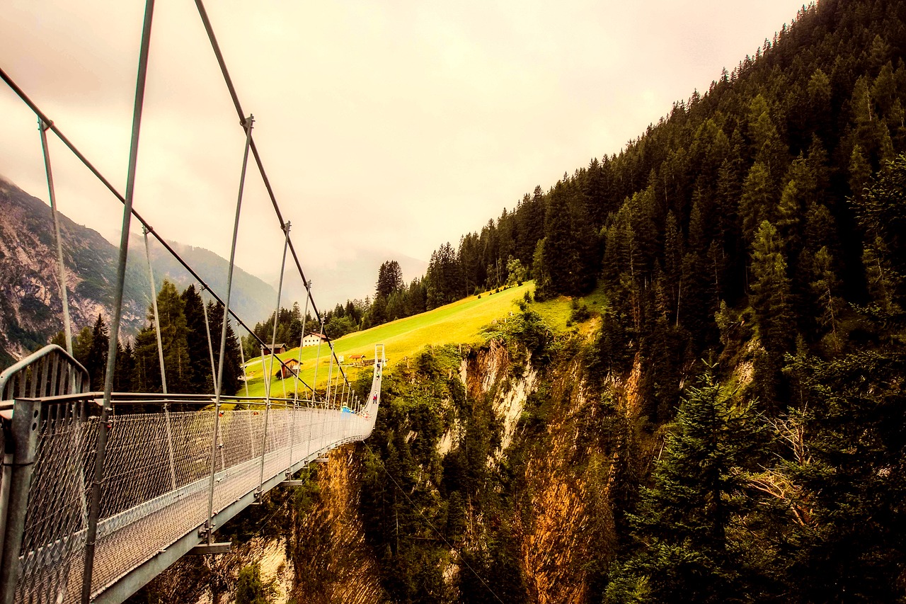 austria bridge pedestrian free photo