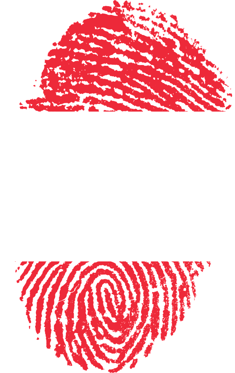 austria flag fingerprint free photo