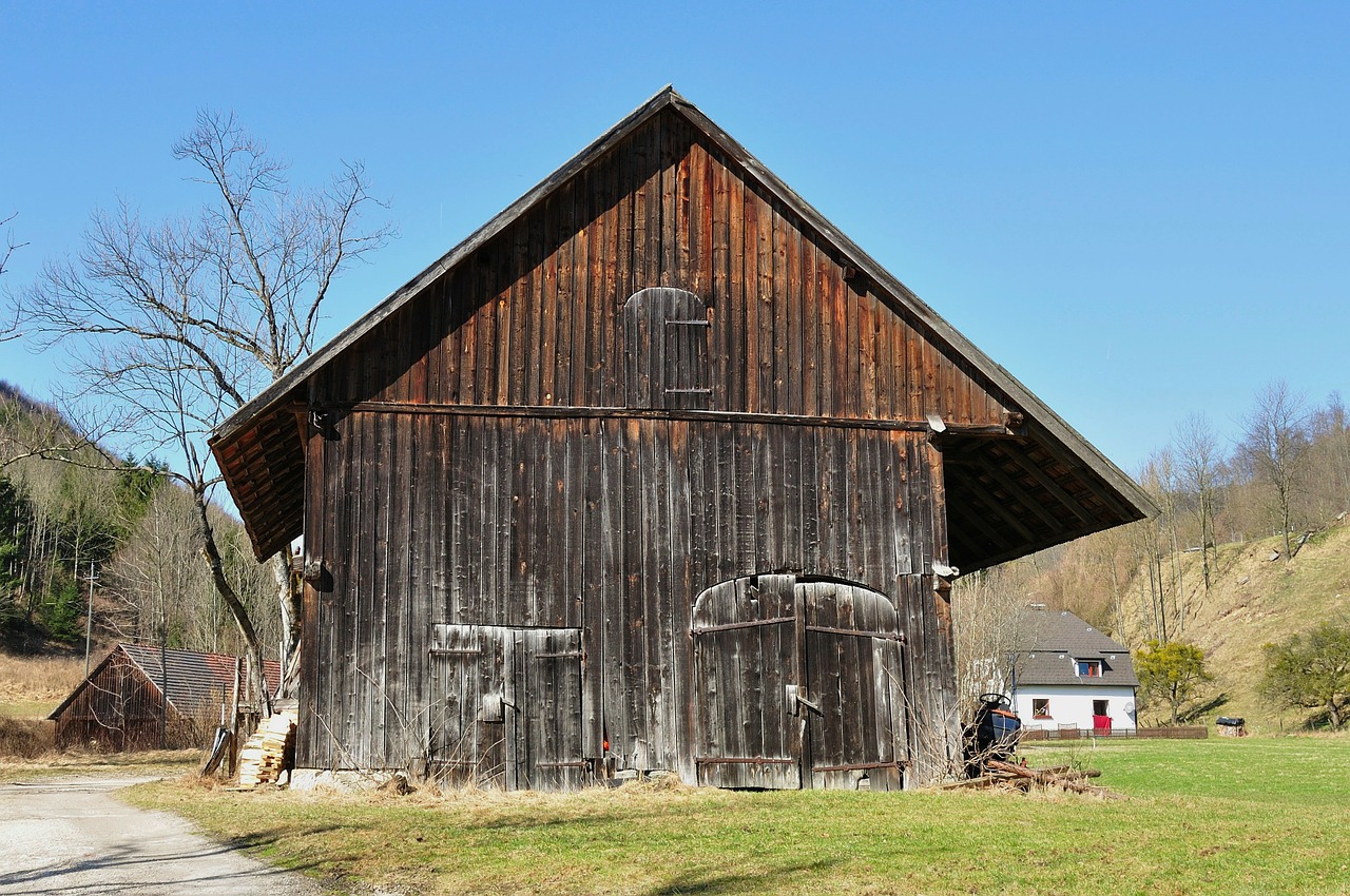 austria barn farm free photo