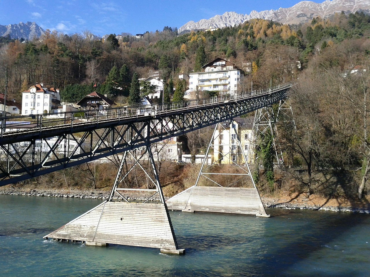 austria bridge river free photo