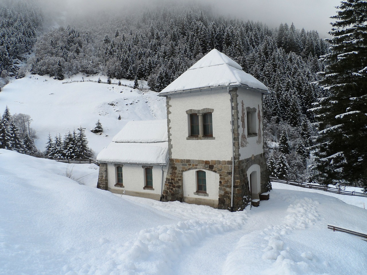 austria chapel building free photo