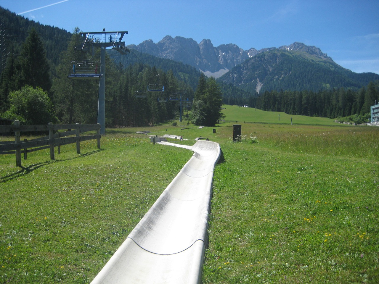 austria slide mountains free photo