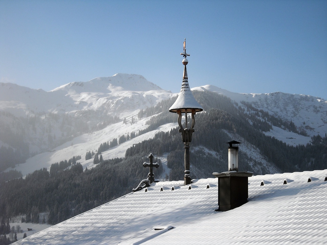 austria landscape winter free photo