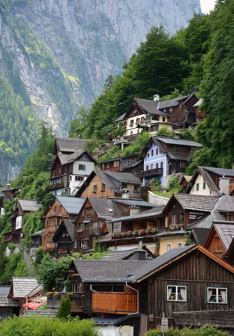 austrian lakes alps mountain free photo