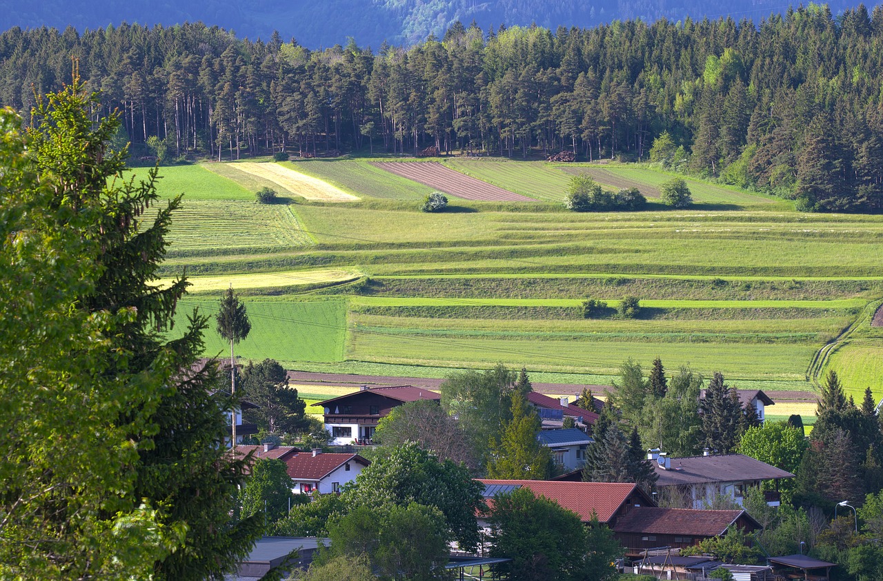 austrian landscape cultivation agriculture free photo