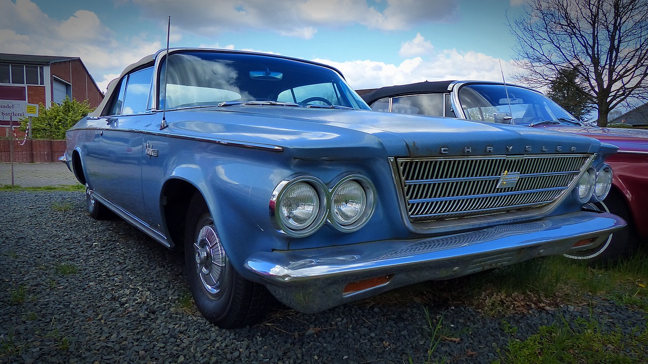 auto oldtimer chrysler free photo