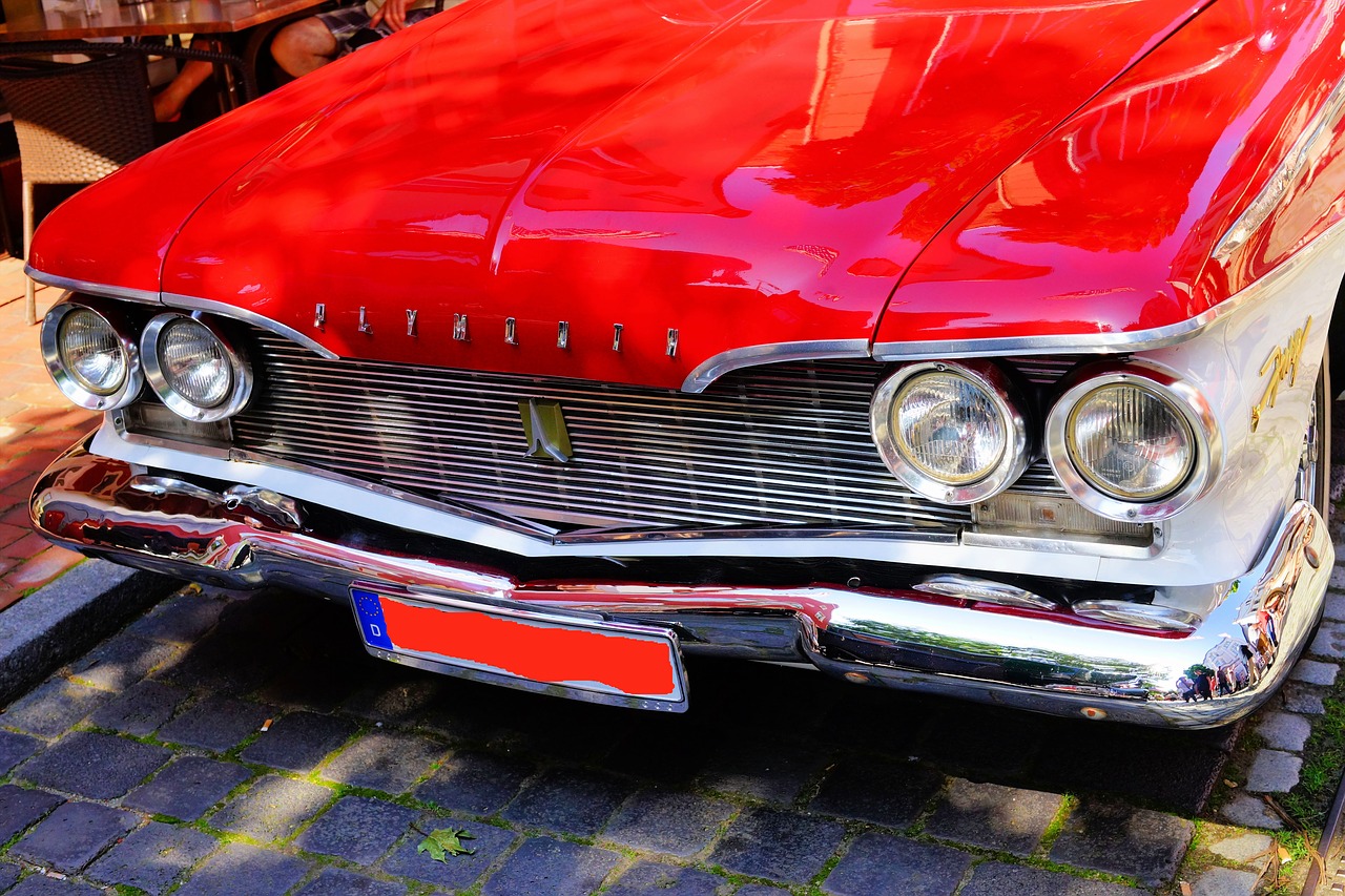 auto oldtimer plymouth free photo