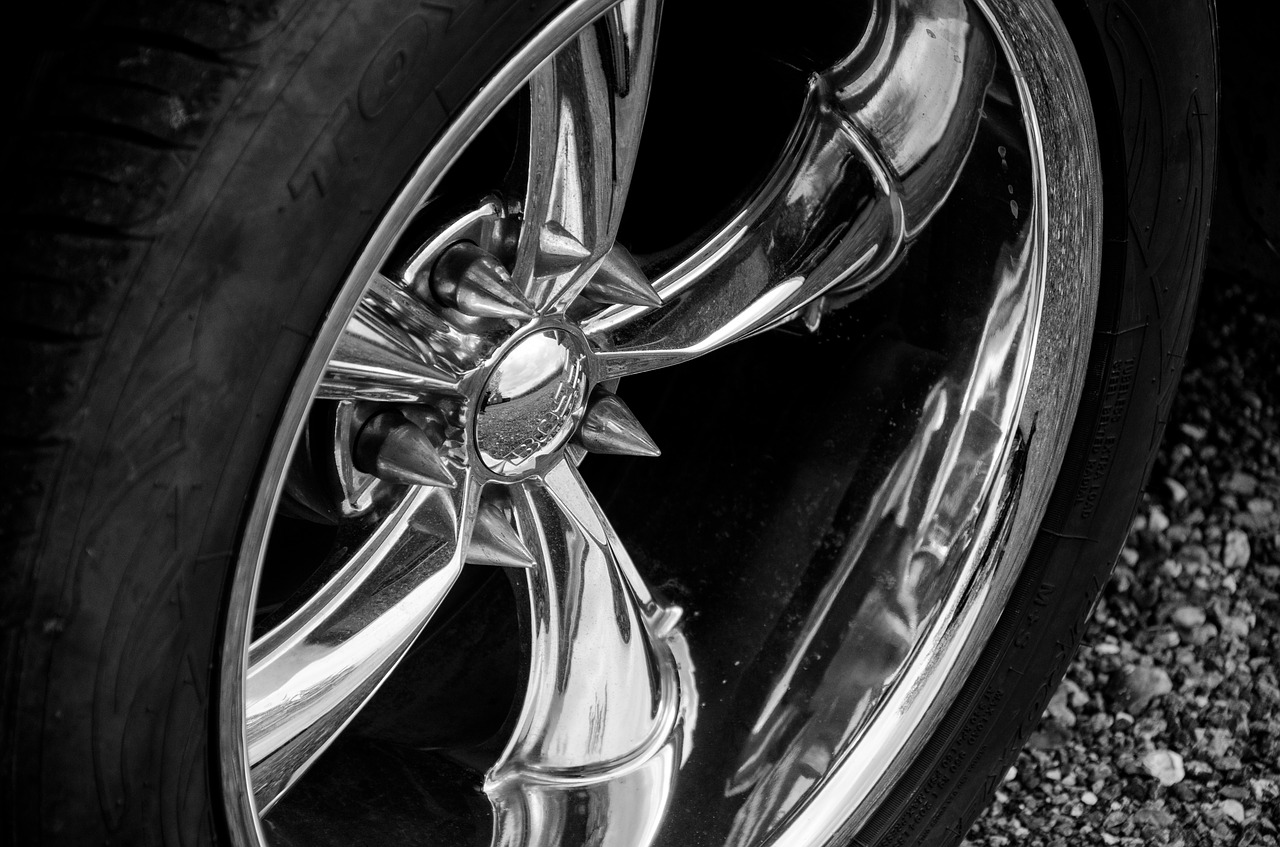 auto rims chrome free photo