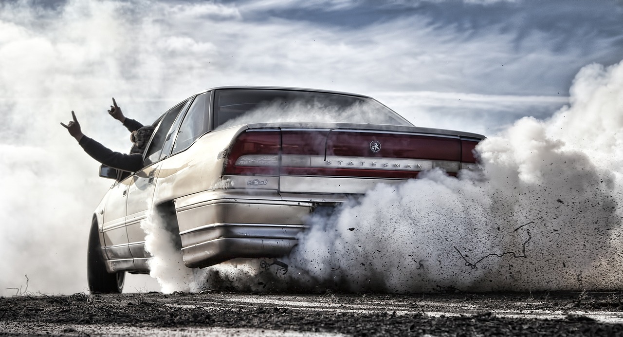 auto burnout smoke free photo