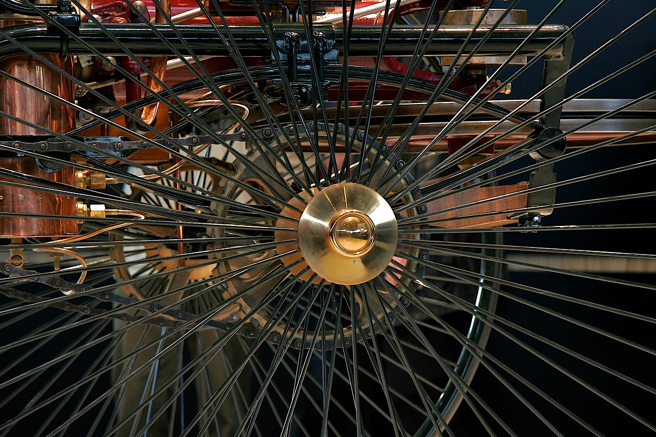 auto wheel spokes free photo