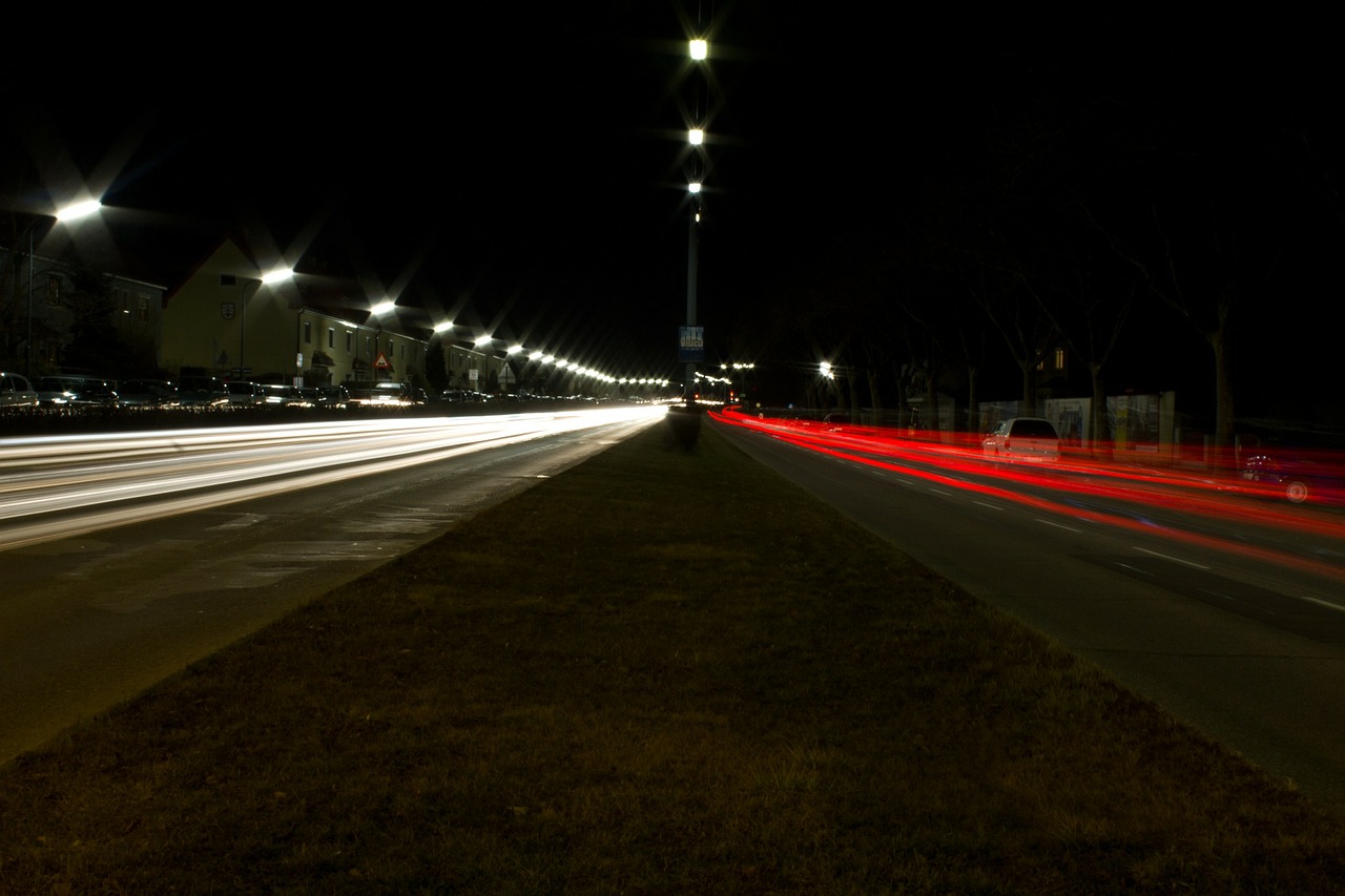 auto,road,long exposure,downtown,city,city life,colorful dark,night,lights,taillights,free pictures, free photos, free images, royalty free, free illustrations, public domain