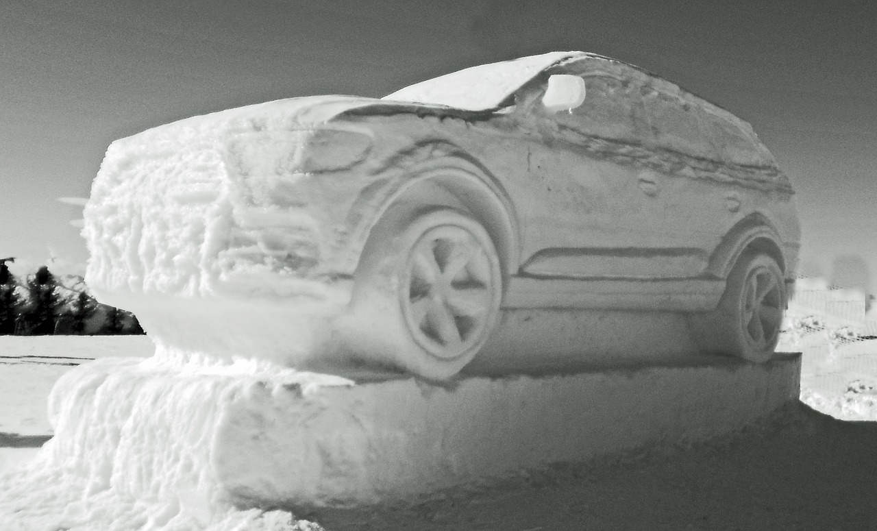 auto audi snow free photo