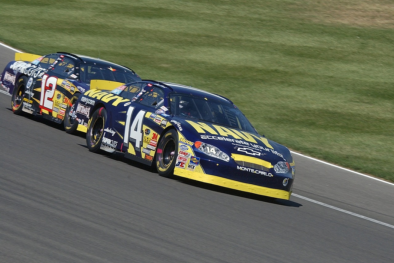 auto racing nascar car free photo