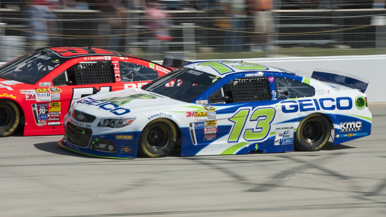 auto racing nascar car free photo