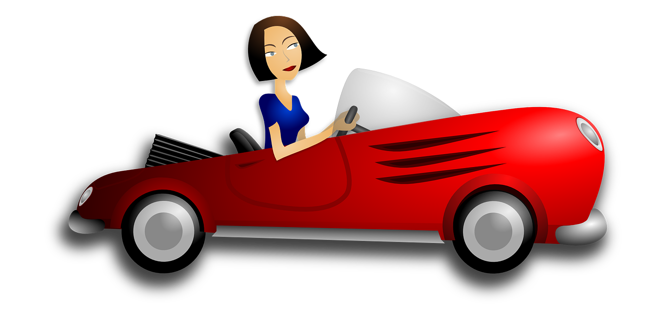 automobile woman brunette free photo