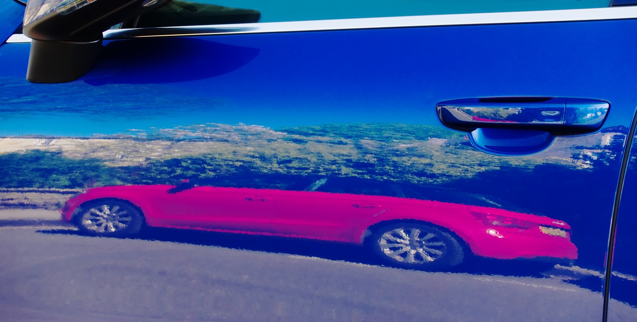 automobile car reflection free photo