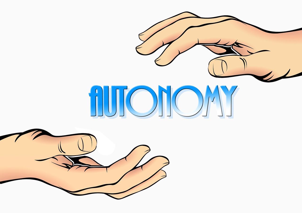 autonomy hands care free photo