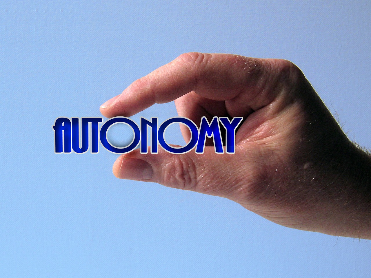 autonomy hand keep free photo