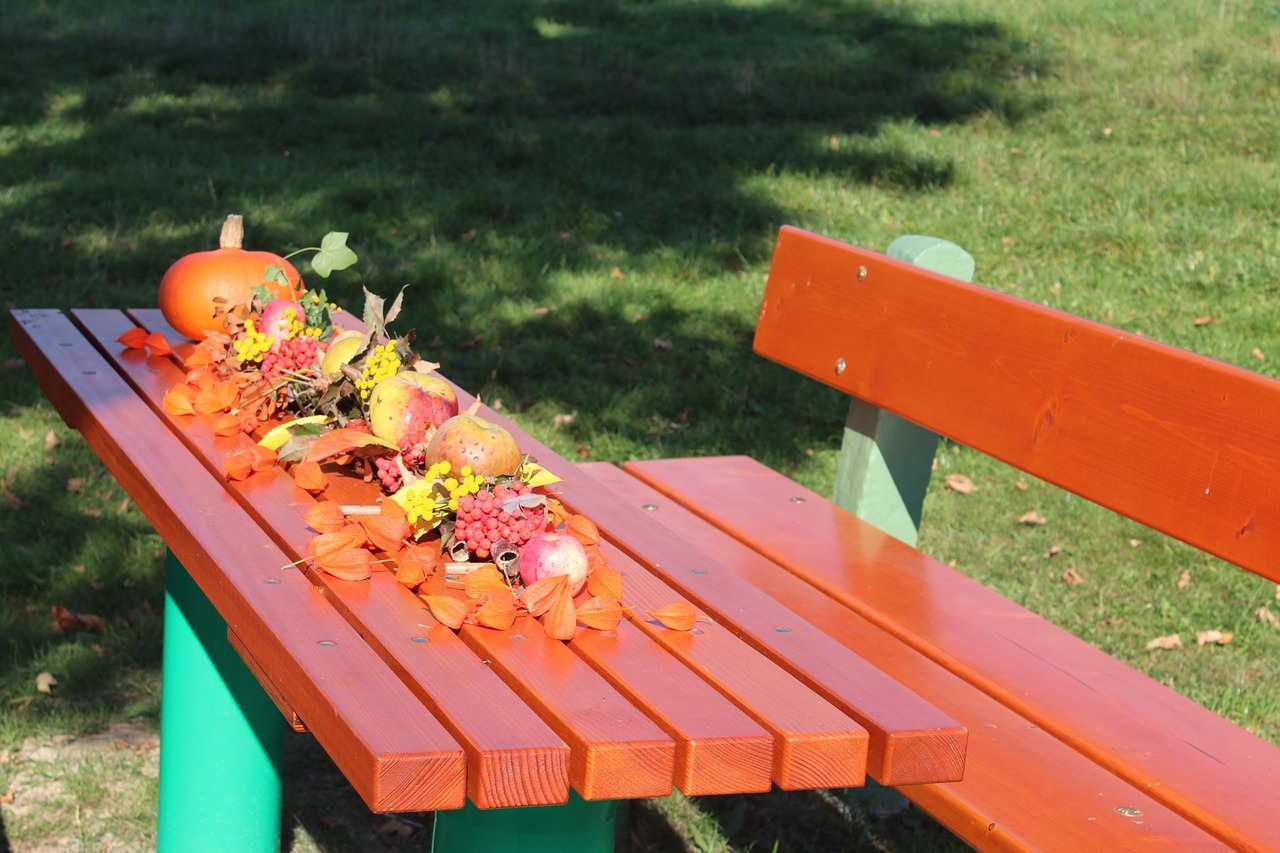 autumn jewellery table free photo