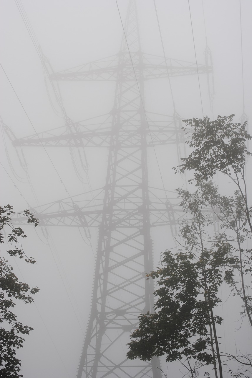 strommast power lines power generation free photo